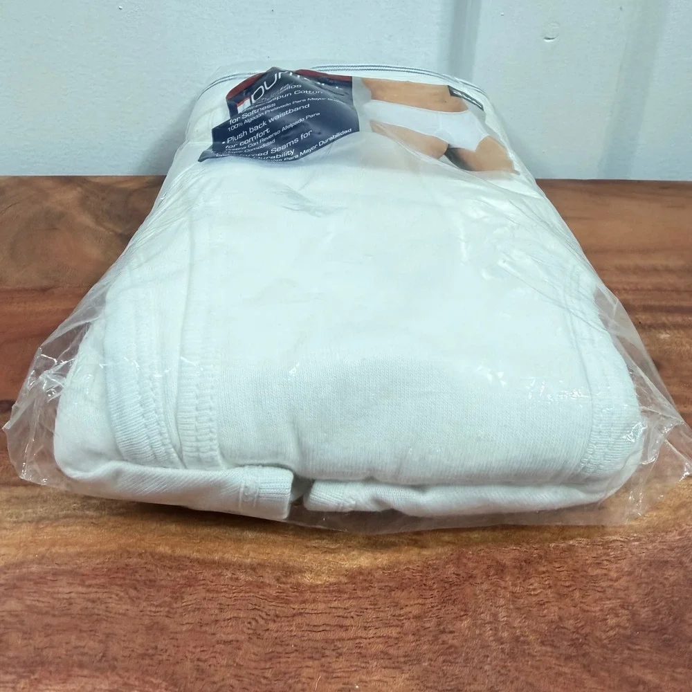 VTG Puritan Mens Briefs Underwear 5 Pk Size 3XL Tighty Whities Briefs Cotton NEW